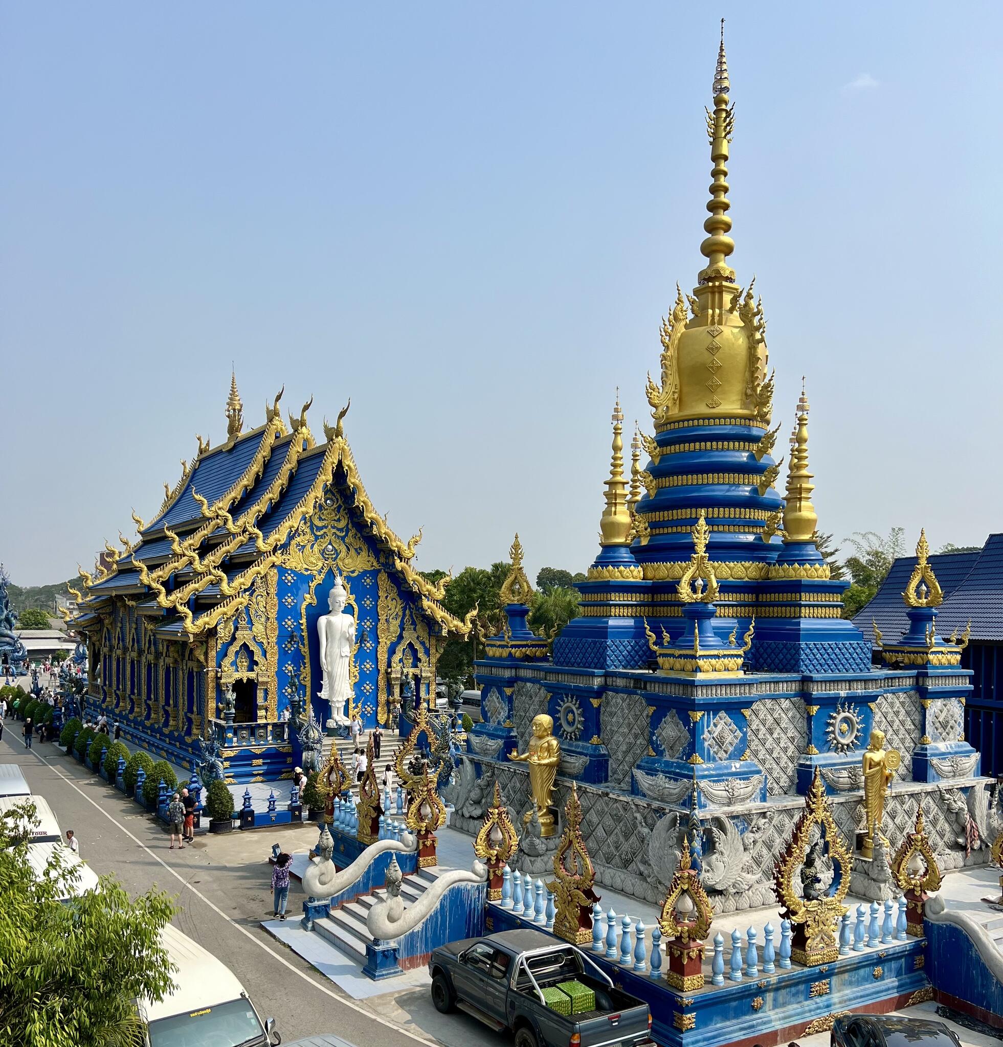 Wat Rong Seua Ten : le Temple bleu